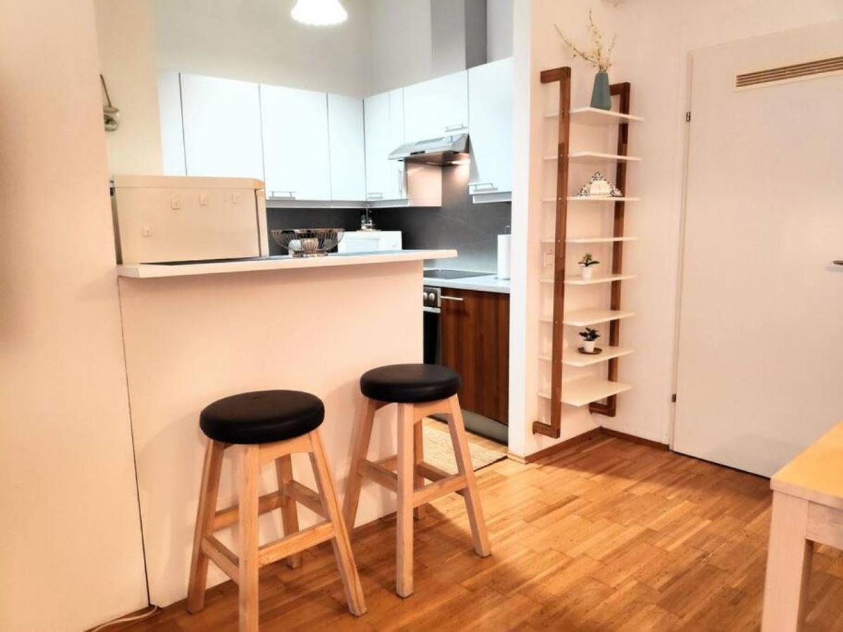 Nd Exquisites Wundervolles Ruhiges Terrassenapartment Mit Garage Bécs Kültér fotó